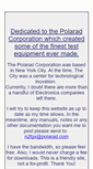 Mobile Screenshot of polarad.com