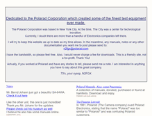 Tablet Screenshot of polarad.com